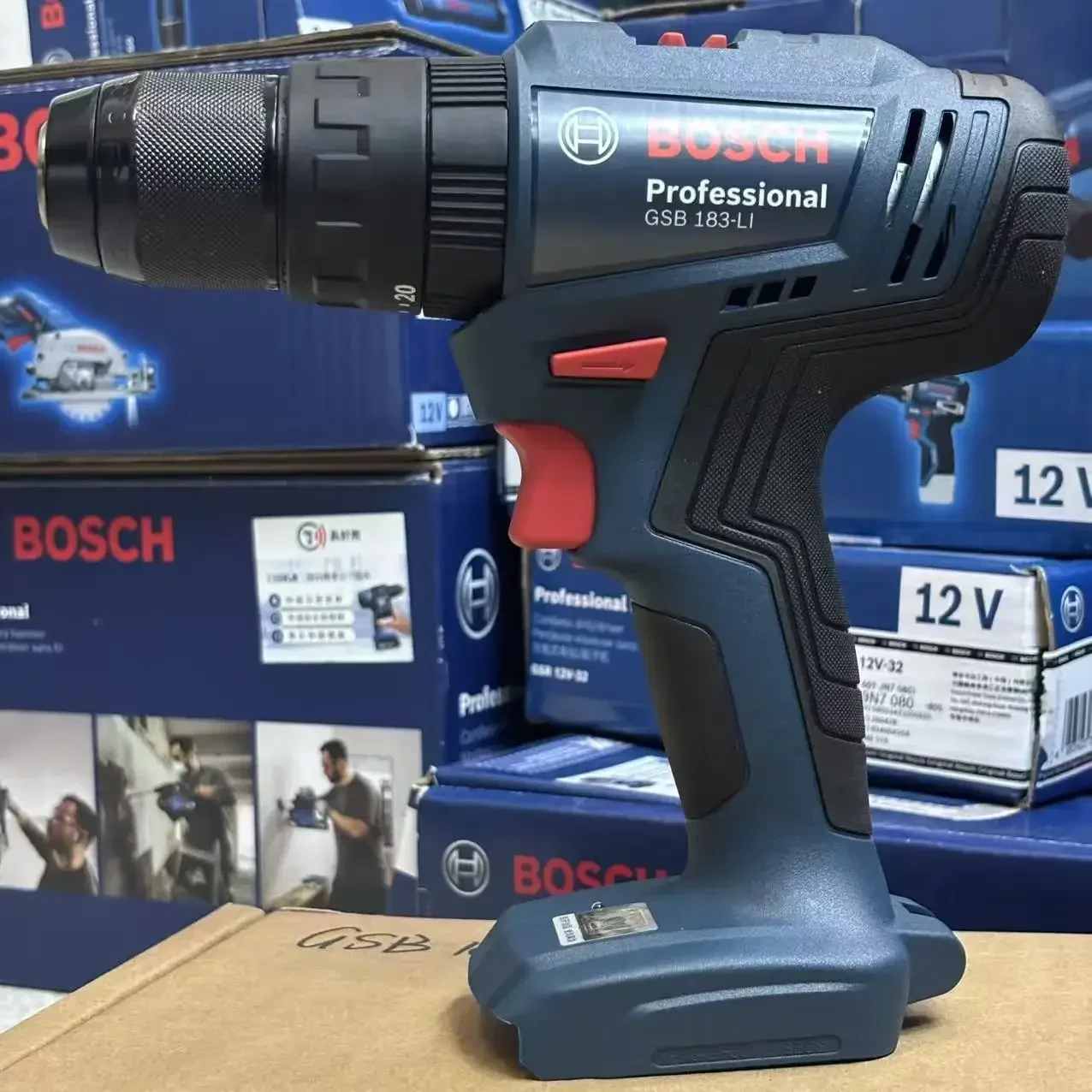 Brushless Cordless Electric Drill 18V - Bosch GSB 183-LI – akumulatorowa wiertarko-wkrętarka