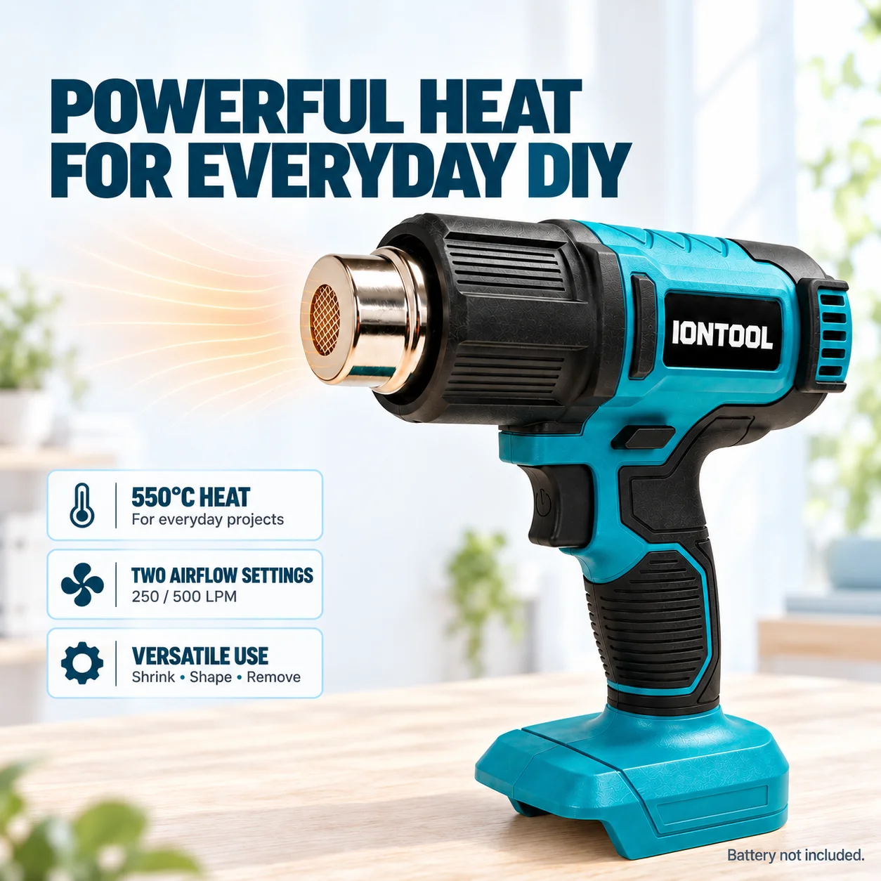 IONTOOL – wytrzymała, bezprzew – Cordless Heat Gun For Shrink Tubing recenzja i cena