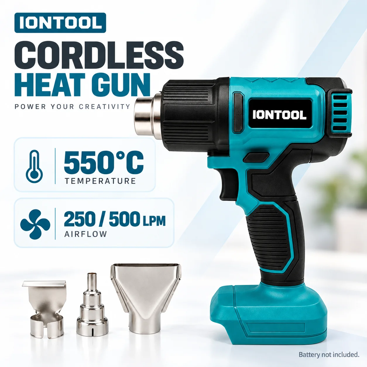 IONTOOL – bezprzewodowa opalar – Cordless Heat Gun For Shrink Tubing recenzja i cena