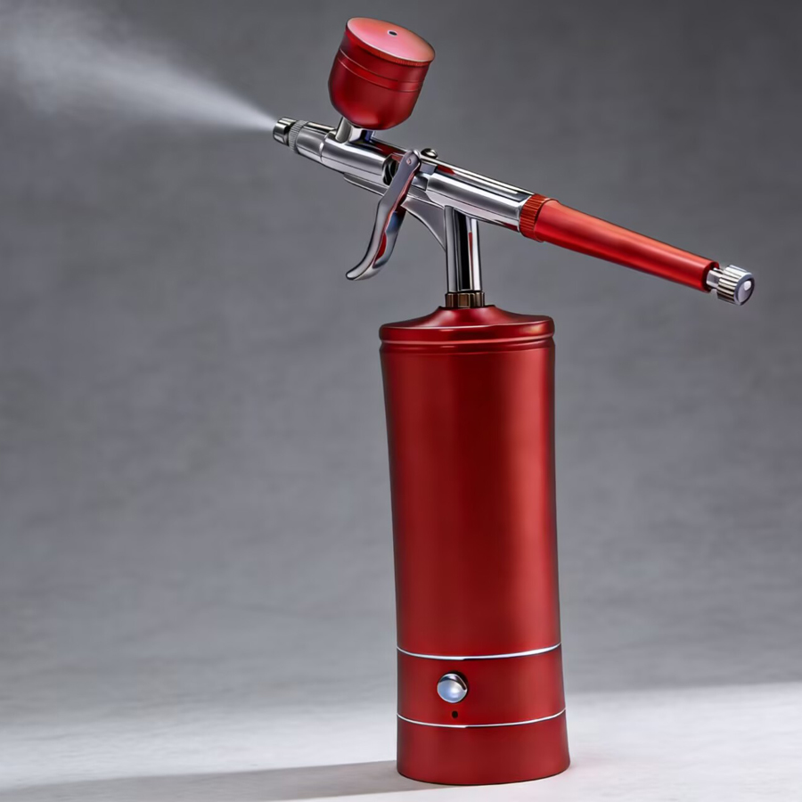 Przenośny, bezprzewodowy aerog – Airbrush Kit With Mini Compressor recenzja i cena