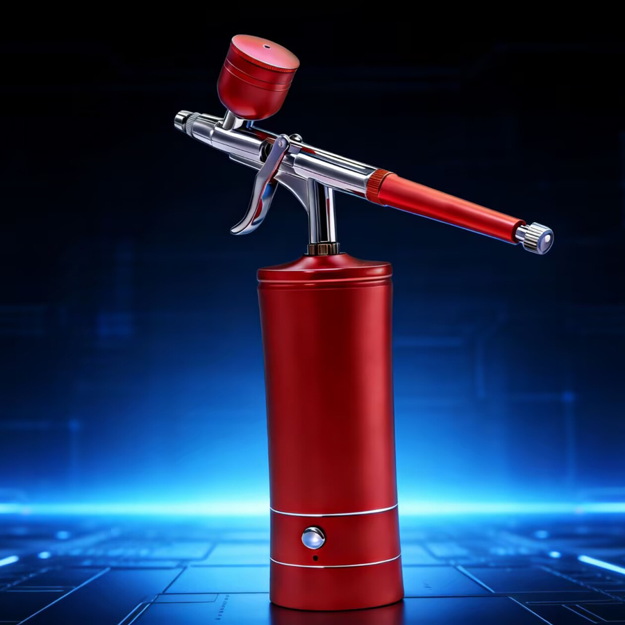 Przenośny, bezprzewodowy aerog – Airbrush Kit With Mini Compressor recenzja i cena