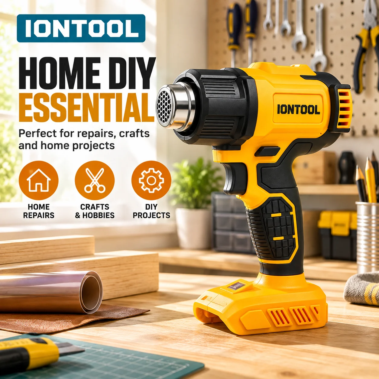 IONTOOL – bezszczotkowy, akumu – Cordless Heat Gun For Shrink Tubing recenzja i cena